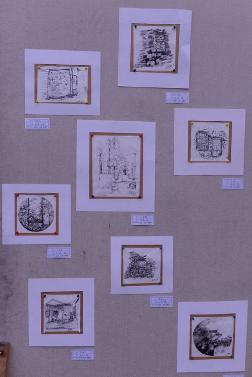 美术部综合一班风景写生展览暨影视美术道具置景服务展示